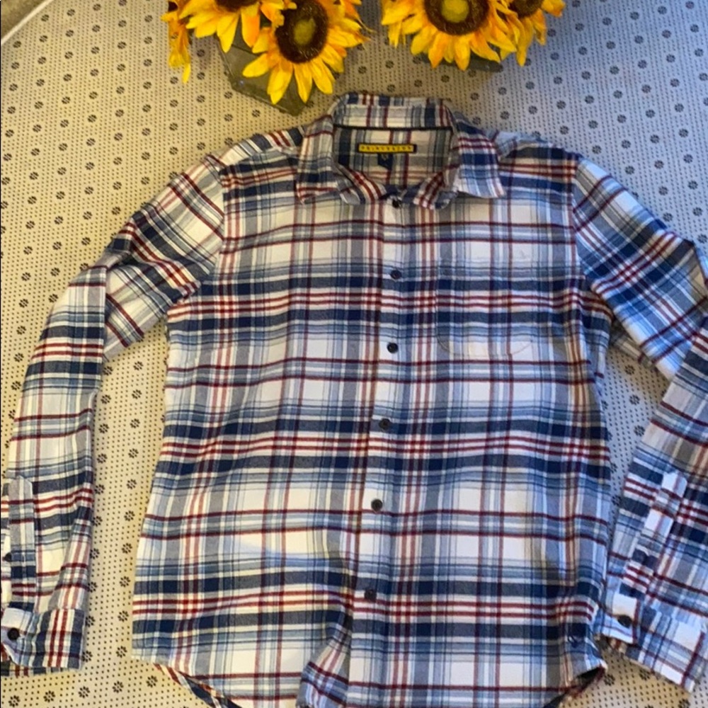 Prince & Fox Womens Small Petite Flannel Shirt